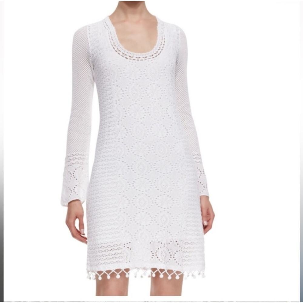 Lilly Pulitzer White Athena Resort Crochet Dress Size Small Resort Wear Preppy